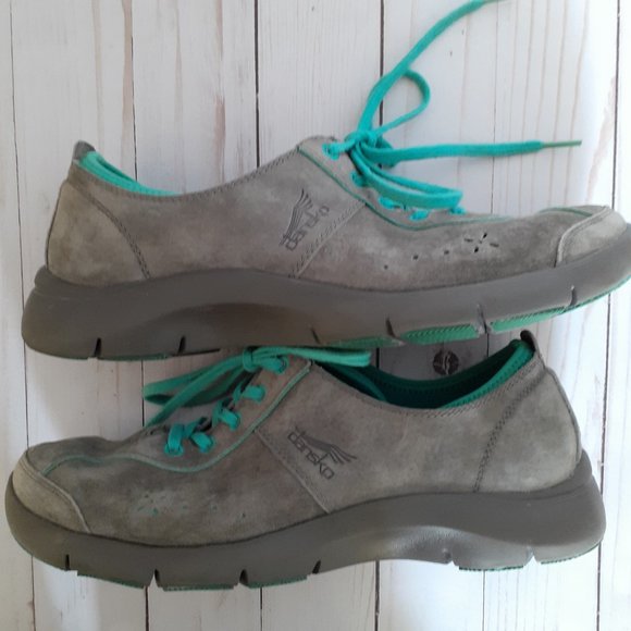 Dansko Elise Suede Sneakers Gray Size 40/Size 9.5-10 - Picture 14 of 16